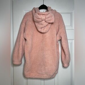 H&M Fuzzy Hoodie w Bow Hood 10 Yrs